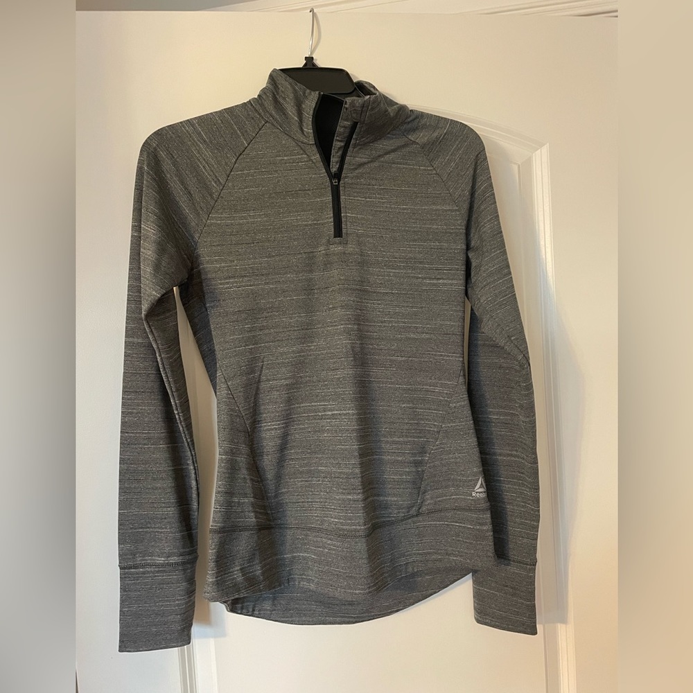 Grey Reebok Quarterzip